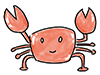 蟹 | カニ - キャラクター｜人物｜フリーイラスト