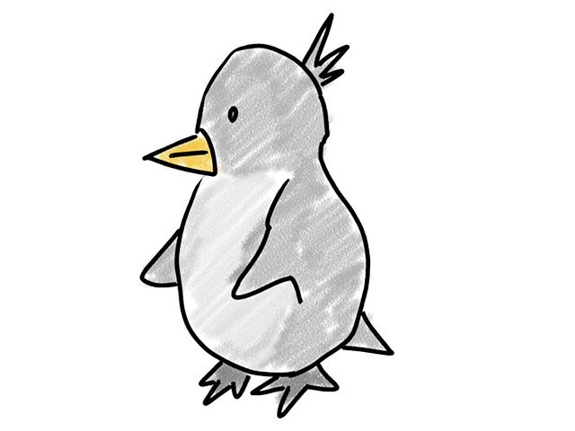 ペンギン - 人 / 手描き / 漫画 / アニメ / イラスト / クリップアート / フリー素材