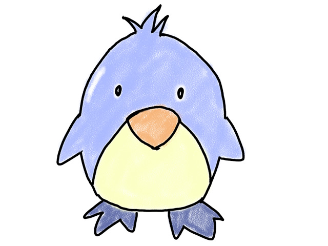 ペンギン - 人 / 手描き / 漫画 / アニメ / イラスト / クリップアート / フリー素材