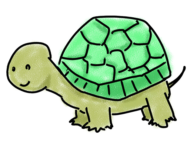 亀 | カメ - 人 / 手描き / 漫画 / アニメ / イラスト / クリップアート / フリー素材