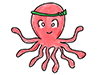 蛸 | タコ - キャラクター｜人物｜フリーイラスト