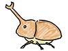 カブトムシ - キャラクター｜人物｜フリーイラスト