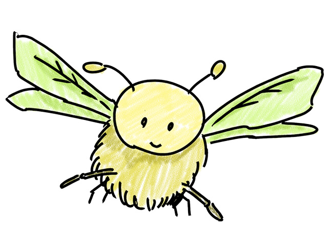 蜂 | ハチ - 人 / 手描き / 漫画 / アニメ / イラスト / クリップアート / フリー素材