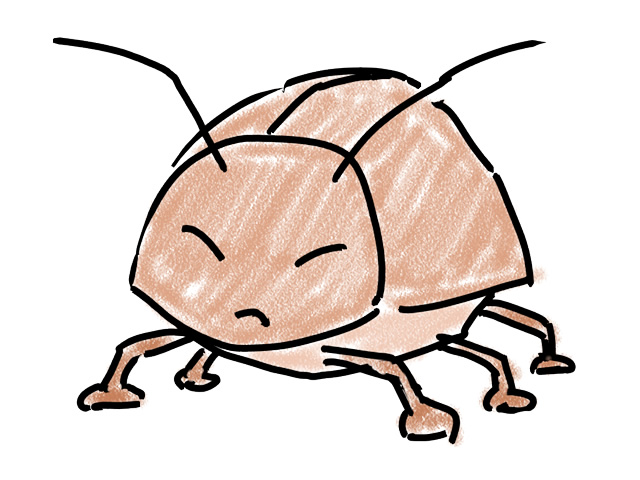 ゴキブリ | 蜚蠊 - 人 / 手描き / 漫画 / アニメ / イラスト / クリップアート / フリー素材