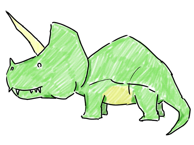 キョウリュウ | 恐竜 - 人 / 手描き / 漫画 / アニメ / イラスト / クリップアート / フリー素材
