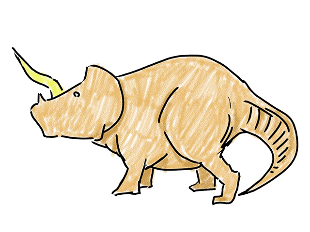 恐竜 | キョウリュウ - 人 / 手描き / 漫画 / アニメ / イラスト / クリップアート / フリー素材