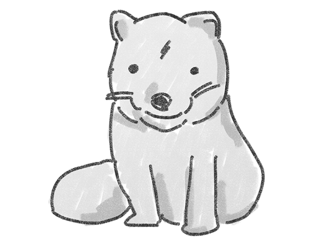 狐 | ホッキョクギツネ - 人 / 手描き / 漫画 / アニメ / イラスト / クリップアート / フリー素材