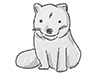 狐 | ホッキョクギツネ - キャラクター｜人物｜フリーイラスト