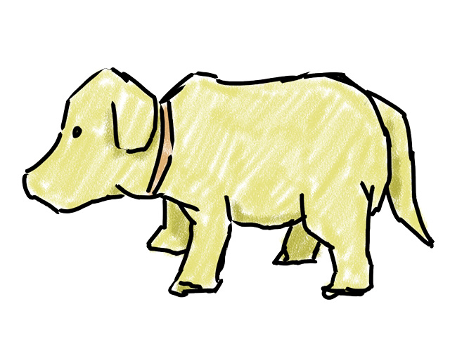 ペット | 犬 | 動物 - 人 / 手描き / 漫画 / アニメ / イラスト / クリップアート / フリー素材