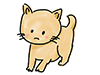 臆病な猫 | ペット - キャラクター｜人物｜フリーイラスト