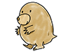 もぐら | 土竜 | 動物 - キャラクター｜人物｜フリーイラスト