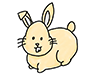 うさぎ | 兎 | 動物 - キャラクター｜人物｜フリーイラスト