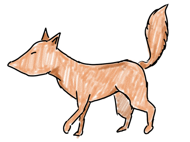 キツネ | 狐 | アニマル - 人 / 手描き / 漫画 / アニメ / イラスト / クリップアート / フリー素材