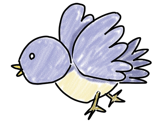 鳥 | 鳥類 - 人 / 手描き / 漫画 / アニメ / イラスト / クリップアート / フリー素材