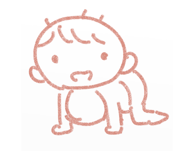 ベビー/赤ん坊 - 人 / 手描き / 漫画 / アニメ / イラスト / クリップアート / フリー素材