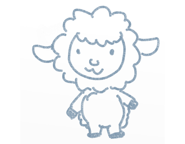 羊/ひつじ/どうぶつ - 人 / 手描き / 漫画 / アニメ / イラスト / クリップアート / フリー素材
