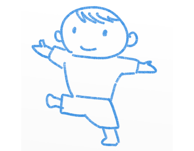 運動/体操/人 - 人 / 手描き / 漫画 / アニメ / イラスト / クリップアート / フリー素材