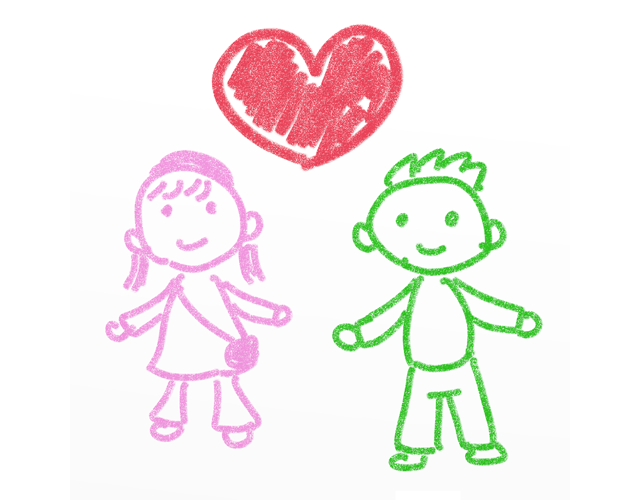 ラブ/恋愛/恋人 - 人 / 手描き / 漫画 / アニメ / イラスト / クリップアート / フリー素材