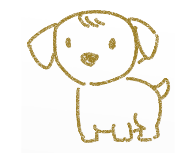 犬/いぬ/ドッグ - 人 / 手描き / 漫画 / アニメ / イラスト / クリップアート / フリー素材