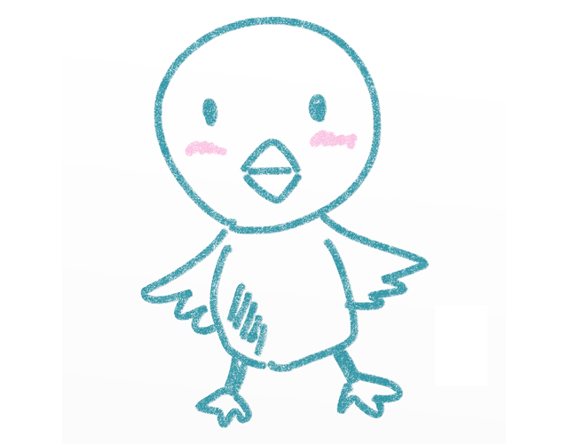 ひよこ/鳥 - 人 / 手描き / 漫画 / アニメ / イラスト / クリップアート / フリー素材