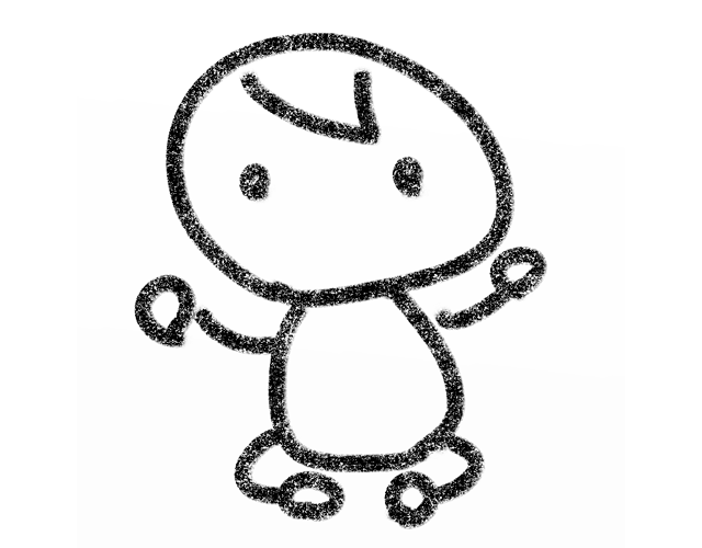 座る/人/疲れる - 人 / 手描き / 漫画 / アニメ / イラスト / クリップアート / フリー素材