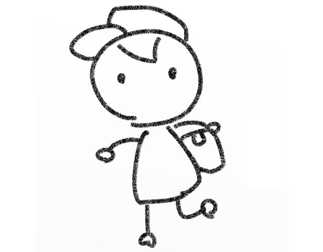 配達/宅配/荷物 - 人 / 手描き / 漫画 / アニメ / イラスト / クリップアート / フリー素材