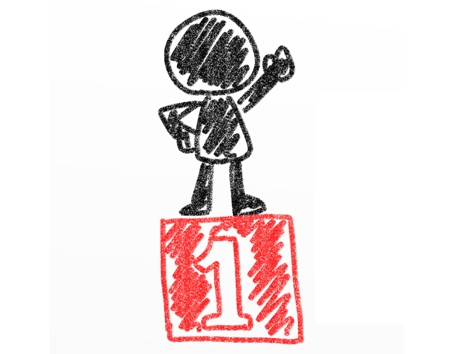 一番/優勝/勝利 - 人 / 手描き / 漫画 / アニメ / イラスト / クリップアート / フリー素材