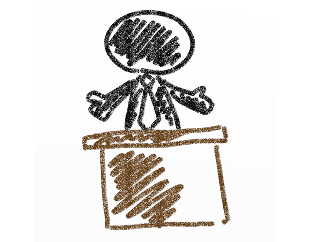 演説/公演/解説 - 人 / 手描き / 漫画 / アニメ / イラスト / クリップアート / フリー素材