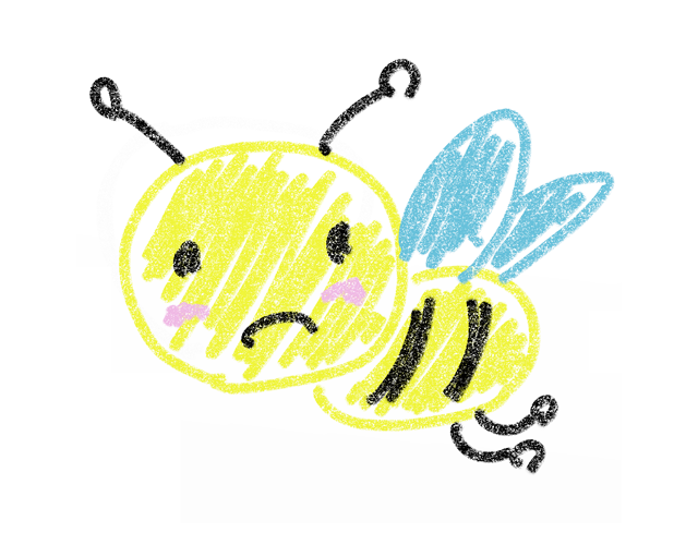 蜜蜂/ビー/ミツバチ - 人 / 手描き / 漫画 / アニメ / イラスト / クリップアート / フリー素材