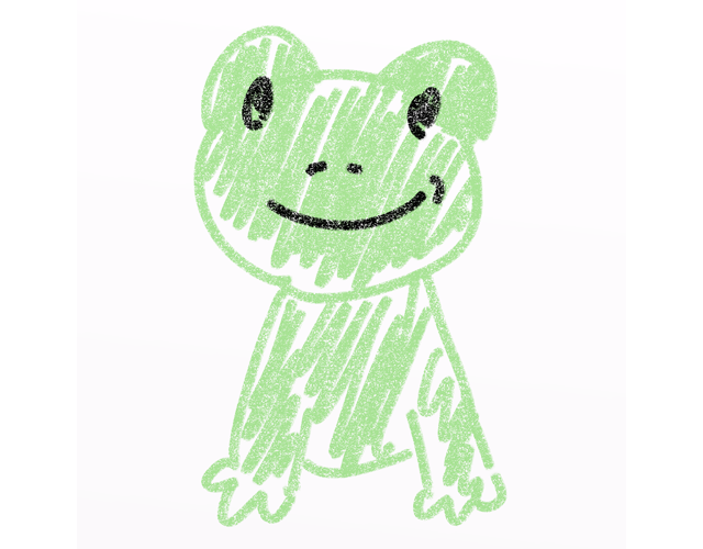 蛙/カエル - 人 / 手描き / 漫画 / アニメ / イラスト / クリップアート / フリー素材