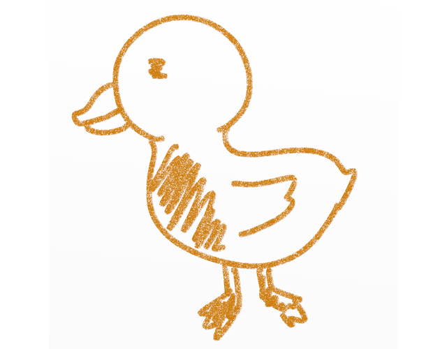 あひる/家鴨 - 人 / 手描き / 漫画 / アニメ / イラスト / クリップアート / フリー素材