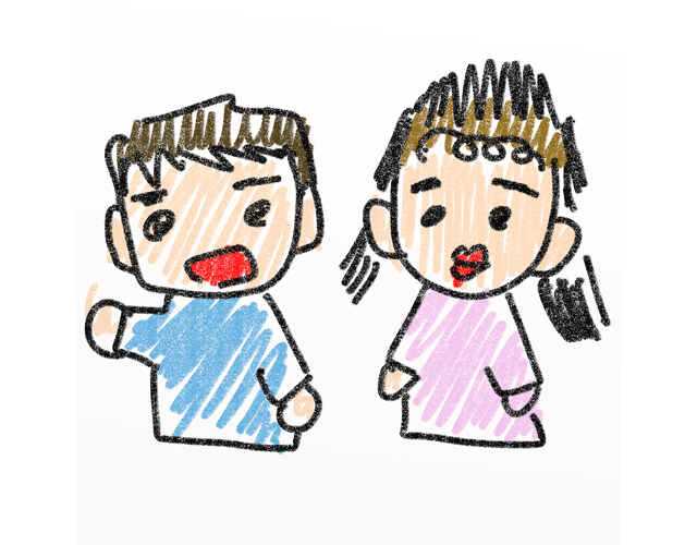 夫婦/お出かけ/カップル - 人 / 手描き / 漫画 / アニメ / イラスト / クリップアート / フリー素材