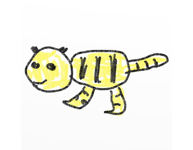 未確認生物/アニマル - 人 / 手描き / 漫画 / アニメ / イラスト / クリップアート / フリー素材