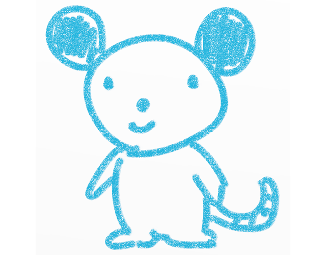 ねずみ/鼡/マウス - 人 / 手描き / 漫画 / アニメ / イラスト / クリップアート / フリー素材