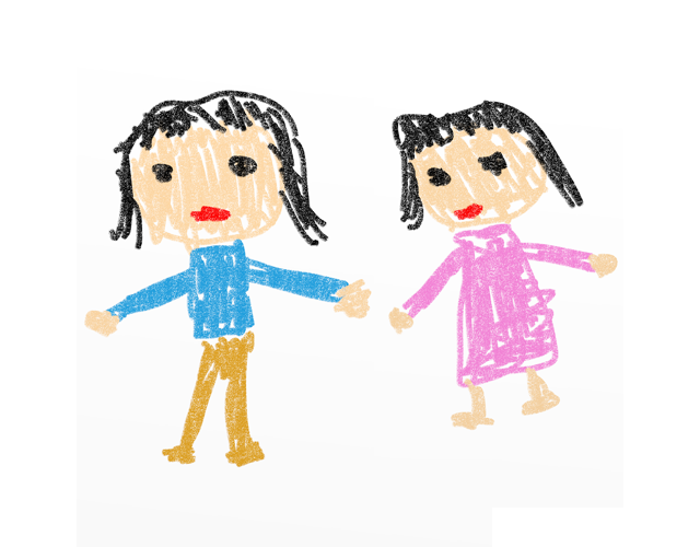 友達/遊ぶ/楽しい - 人 / 手描き / 漫画 / アニメ / イラスト / クリップアート / フリー素材