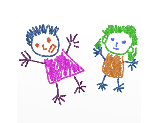 フレンド/男の子/女の子 - 人 / 手描き / 漫画 / アニメ / イラスト / クリップアート / フリー素材