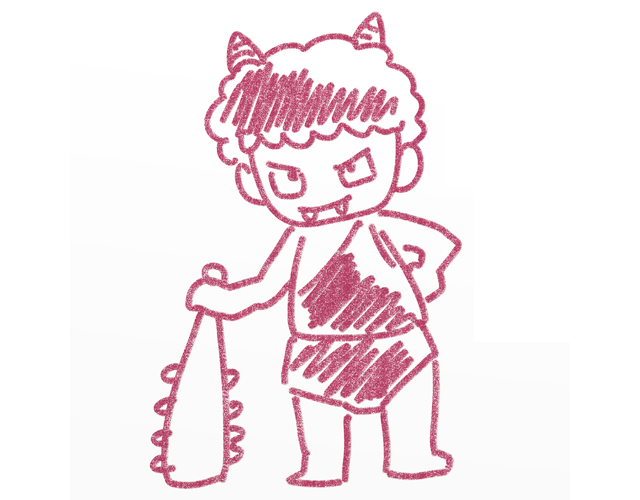 鬼/オニ - 人 / 手描き / 漫画 / アニメ / イラスト / クリップアート / フリー素材