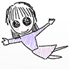 女の子/空/飛ぶ - キャラクター｜人物｜フリーイラスト