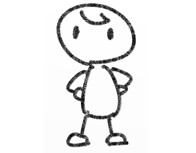 ひと/ピクトグラム - 人 / 手描き / 漫画 / アニメ / イラスト / クリップアート / フリー素材