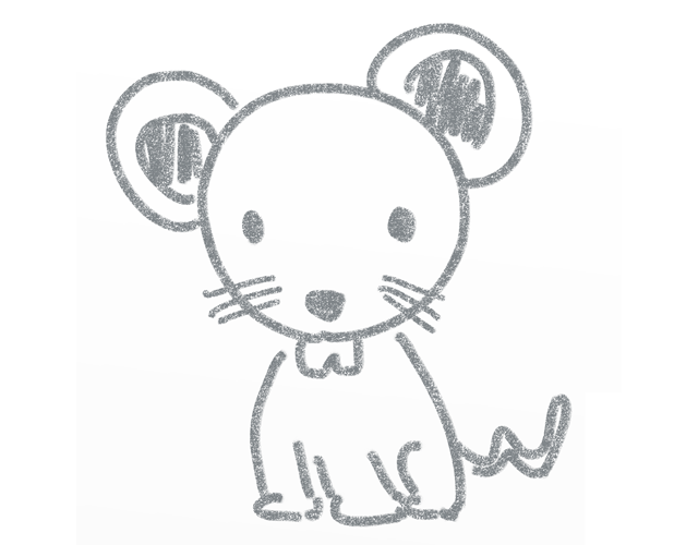 ねずみ/マウス - 人 / 手描き / 漫画 / アニメ / イラスト / クリップアート / フリー素材