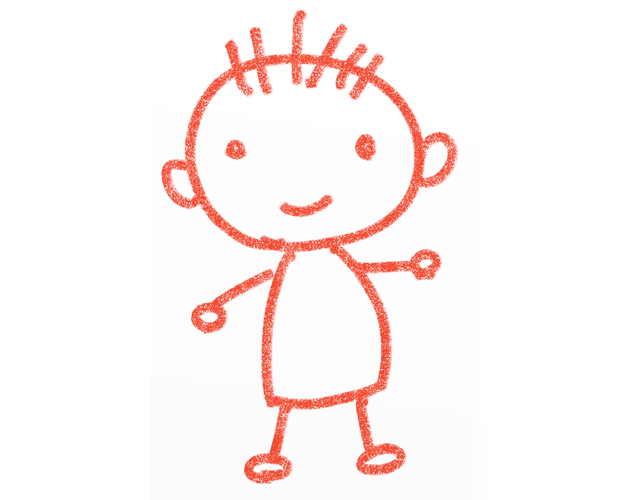 丸刈り/坊主頭/少年 - 人 / 手描き / 漫画 / アニメ / イラスト / クリップアート / フリー素材