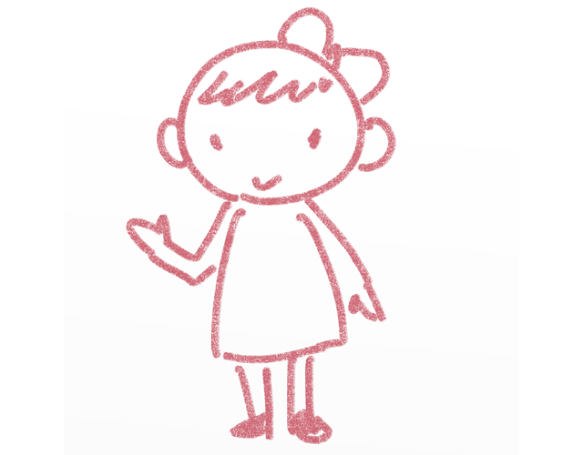 女子/子供 - 人 / 手描き / 漫画 / アニメ / イラスト / クリップアート / フリー素材