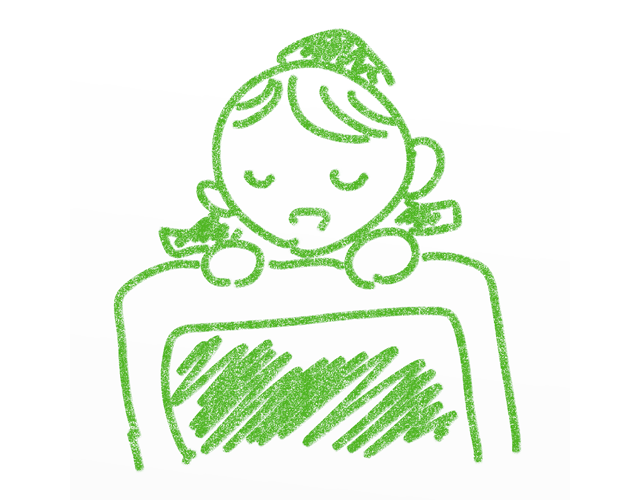 就寝/布団/寝顔 - 人 / 手描き / 漫画 / アニメ / イラスト / クリップアート / フリー素材