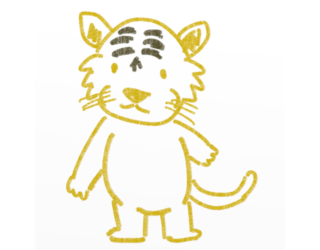 虎/トラ/アニマル - 人 / 手描き / 漫画 / アニメ / イラスト / クリップアート / フリー素材