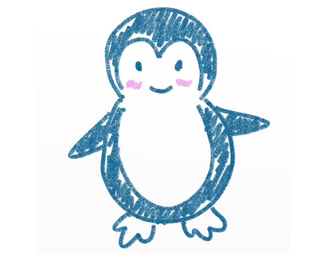 ペンギン/動物 - 人 / 手描き / 漫画 / アニメ / イラスト / クリップアート / フリー素材
