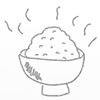 ごはん/飯/ライス - キャラクター｜人物｜フリーイラスト