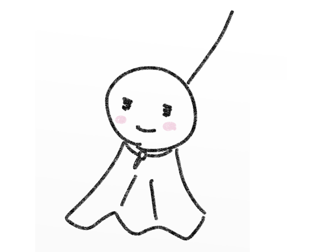 てるてる坊主/天気 - 人 / 手描き / 漫画 / アニメ / イラスト / クリップアート / フリー素材