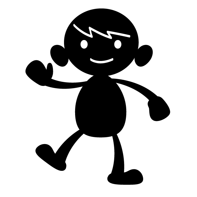 こんにちは/オッス - 人 / 手描き / 漫画 / アニメ / イラスト / クリップアート / フリー素材