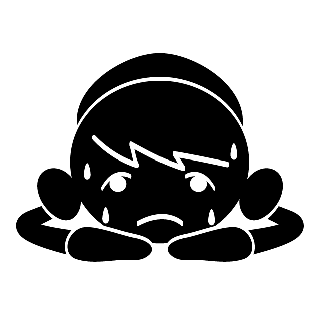 ごめんなさい/平謝り - 人 / 手描き / 漫画 / アニメ / イラスト / クリップアート / フリー素材