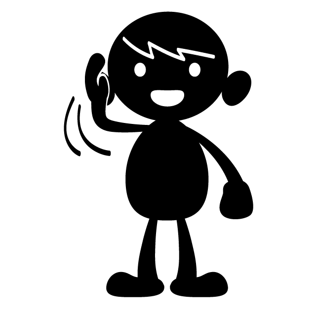 どうもありがとう/また明日 - 人 / 手描き / 漫画 / アニメ / イラスト / クリップアート / フリー素材